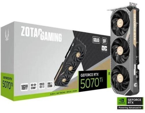 Видеокарта Zotac GAMING GeForce RTX 5070 Ti SOLID SFF OC (ZT-B50710J3-10P) фото №3