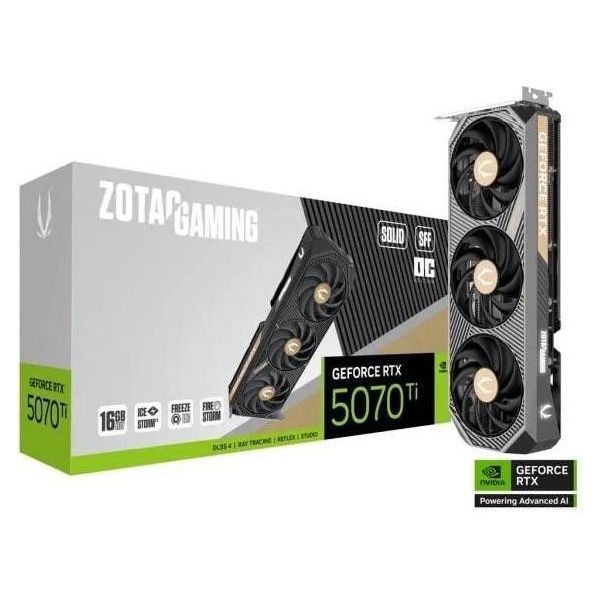 Видеокарта Zotac GAMING GeForce RTX 5070 Ti SOLID SFF OC (ZT-B50710J3-10P) фото №3
