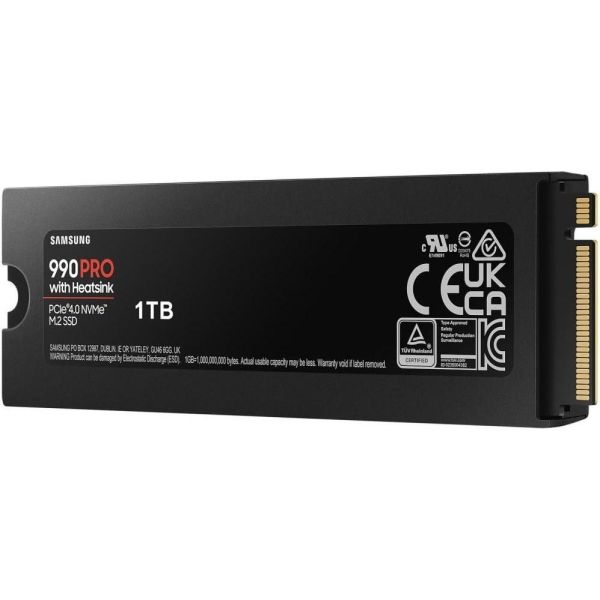 SSD накопитель Samsung 990 PRO with Heatsink 1 TB (MZ-V9P1T0CW) фото №5