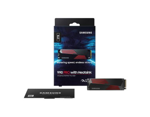 SSD накопитель Samsung 990 PRO with Heatsink 2 TB (MZ-V9P2T0GW) фото №2