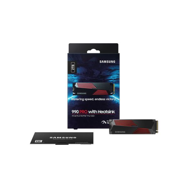 SSD накопитель Samsung 990 PRO with Heatsink 2 TB (MZ-V9P2T0GW) фото №2