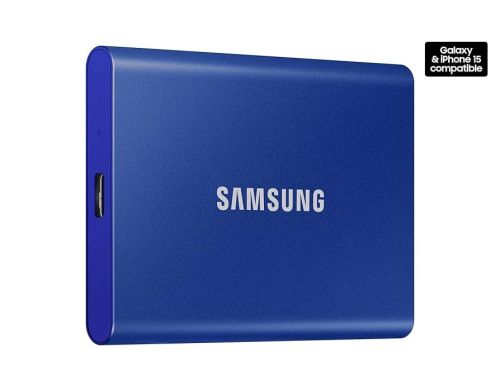 SSD накопитель Samsung T7 2 TB Indigo Blue (MU-PC2T0H/WW) фото №2