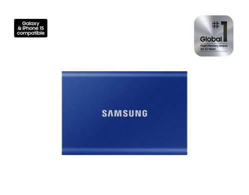 SSD накопитель Samsung T7 2 TB Indigo Blue (MU-PC2T0H/WW) фото №3