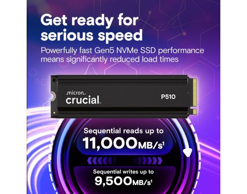 SSD накопитель Crucial P510 1 TB with Heatsink (CT1000P510SSD5) фото №2