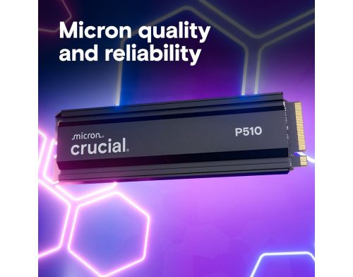 SSD накопитель Crucial P510 1 TB with Heatsink (CT1000P510SSD5) фото №3