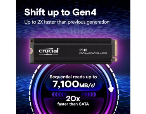 SSD накопитель Crucial P310 2 TB (CT2000P310SSD5) фото №4