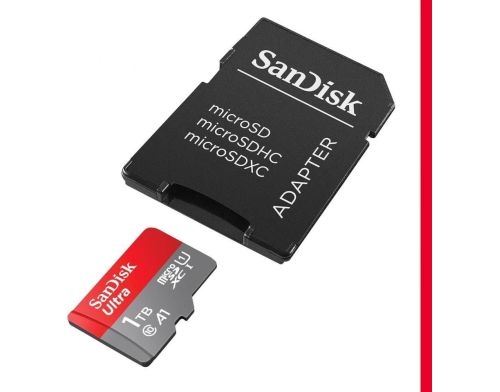 SSD накопитель SanDisk 1 TB microSDXC UHS-I U1 V30 A2 Ultra (SDSQUAC-1T00-GN6MA) фото №3