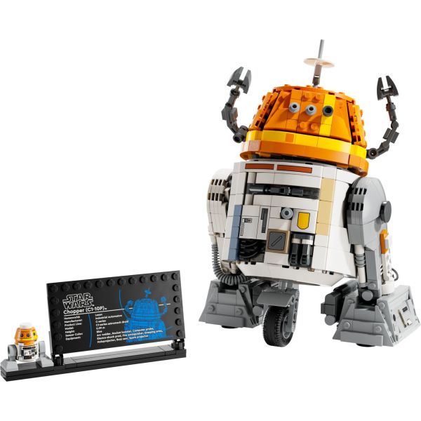 Блочный конструктор LEGO Star Wars Дроид-астромеханик Чоппер C1-10P (75416) фото №2
