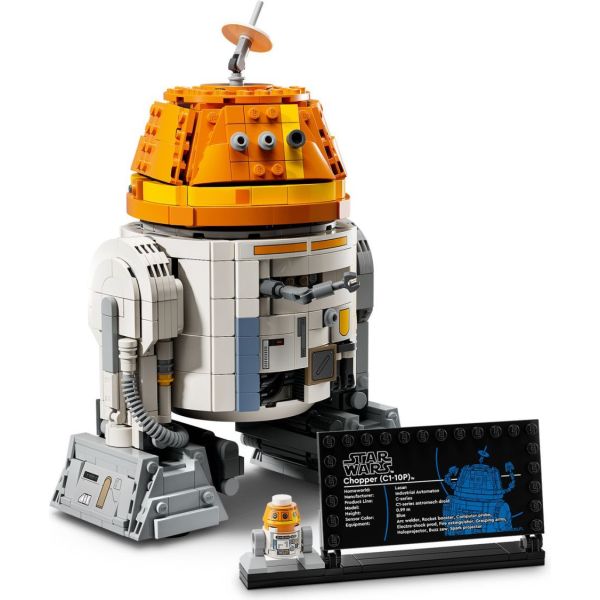 Блочный конструктор LEGO Star Wars Дроид-астромеханик Чоппер C1-10P (75416) фото №3