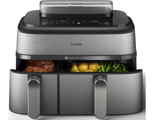Мультипечь Philips Dual Basket Airfryer 5000 Series NA555/00 фото №2
