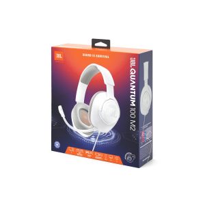 Наушники с микрофоном JBL Quantum 100M2 White (JBLQTUM100M2WHT)