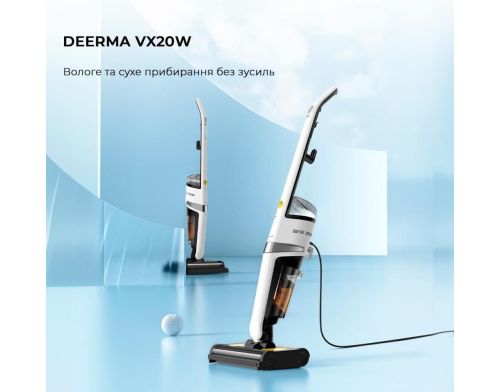 Ручний пилосос (2в1) Deerma VX20W фото №2