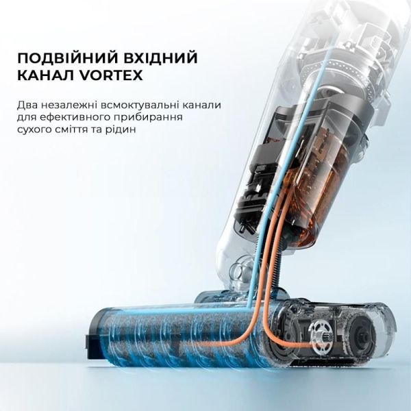 Ручний пилосос (2в1) Deerma VX20W фото №3