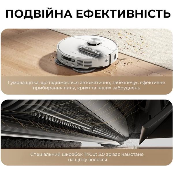 Робот-пылесос с влажной уборкой Dreame L40 Ultra AE White (RLL77SE) фото №3