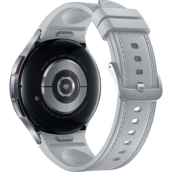 Смарт-часы Samsung Galaxy Watch6 Classic 47mm eSIM Silver (SM-R965FZSA) фото №3