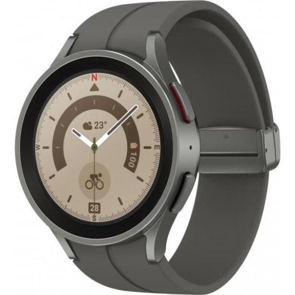 Смарт-часы Samsung Galaxy Watch5 Pro 45mm Gray Titanium (SM-R920NZTA) фото №2