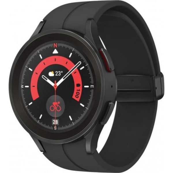 Смарт-часы Samsung Galaxy Watch5 Pro 45mm Black Titanium (SM-R920NZKA) фото №2