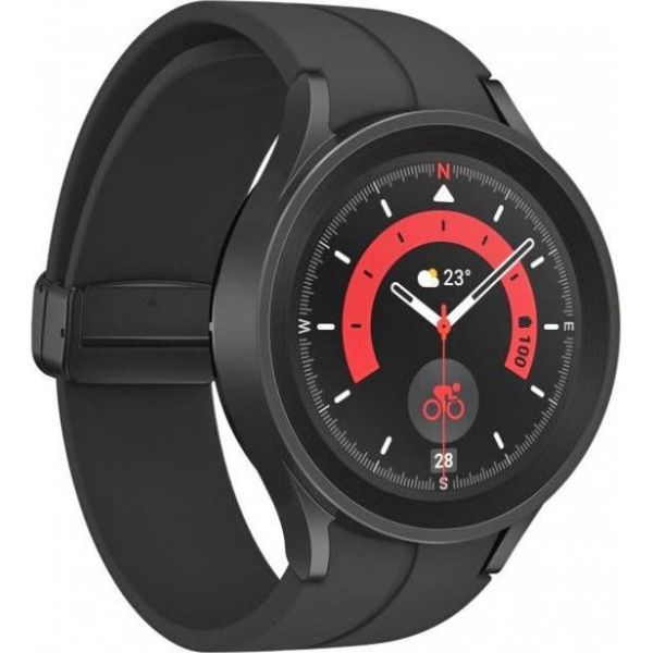 Смарт-часы Samsung Galaxy Watch5 Pro 45mm Black Titanium (SM-R920NZKA) фото №3