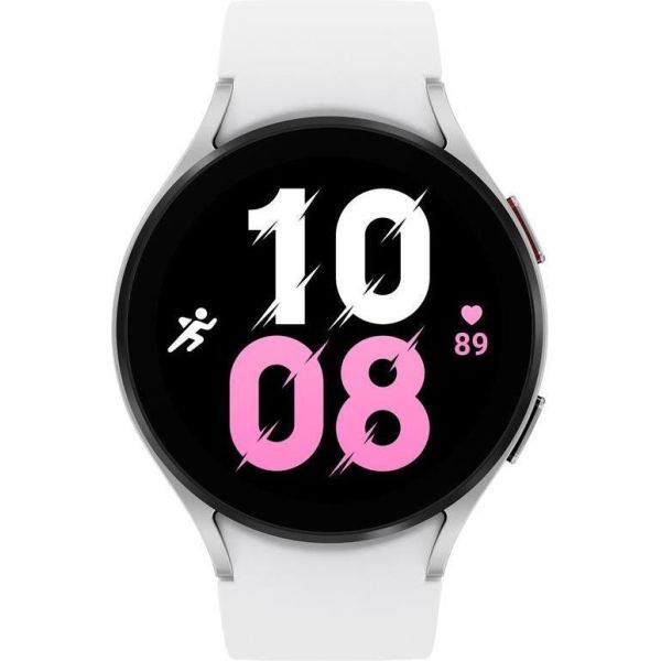 Смарт-часы Samsung Galaxy Watch5 44mm LTE Silver with White Sport Band (SM-R915NZSA) фото №3