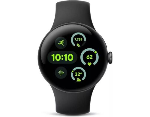 Смарт-часы Google Pixel Watch 3 41 mm Wi-Fi Matte Black Aluminum Case/Obsidian Active Band фото №2