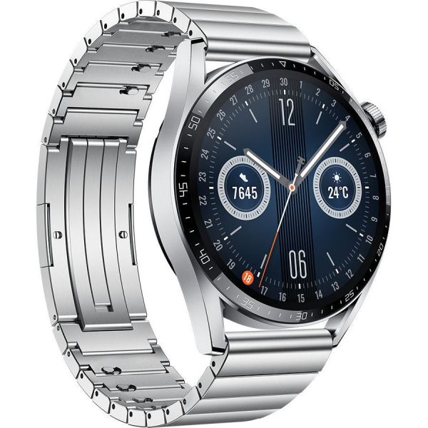 Смарт-часы HUAWEI Watch GT 3 46mm Stainless Steel (55026957) фото №3