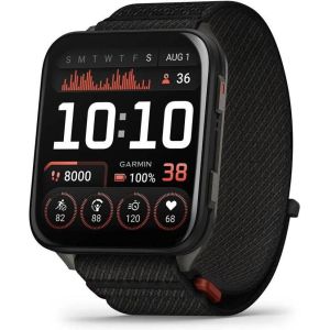 Смарт-часы Garmin Venu X1 Moss with Titanium Caseback and Moss ComfortFit Nylon Band (010-02980-01/03)