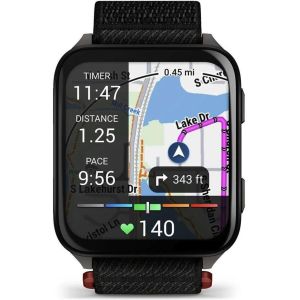 Смарт-часы Garmin Venu X1 Moss with Titanium Caseback and Moss ComfortFit Nylon Band (010-02980-01/03)