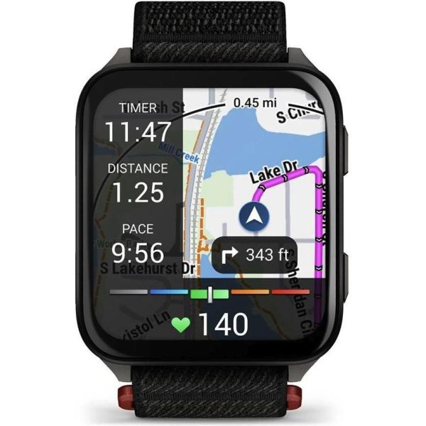 Смарт-часы Garmin Venu X1 Moss with Titanium Caseback and Moss ComfortFit Nylon Band (010-02980-01/03) фото №2