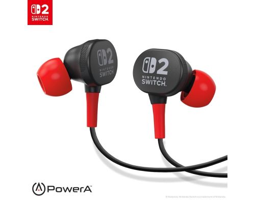 Навушники PowerA Wired Earbuds for Nintendo Switch 2-Black (0617885154317) фото №2