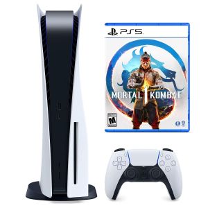 Игровая консоль Sony PlayStation 5 с Blu-Ray приводом 825Gb Б.У. + Mortal Kombat 1