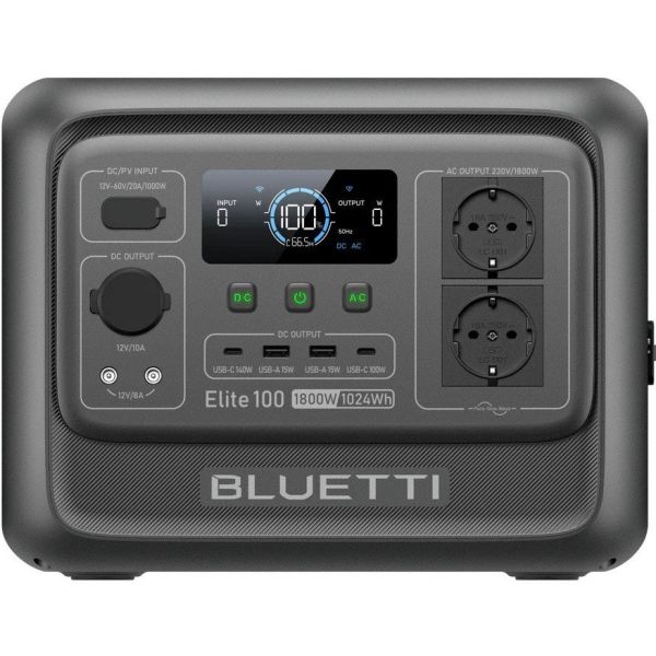 Зарядна станція BLUETTI Elite 100 V2 (P-EL100V2-EU-GY-BL-010) фото №3