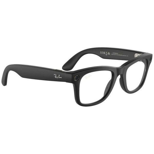 Смарт-очки Ray-Ban | Meta Wayfarer [Gen 2] Standard Matte Black Frame / Clear Lenses (RW4012 601SSB 50-22) фото №2