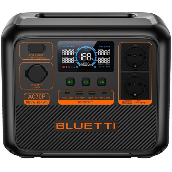 Зарядна станція BLUETTI AC70 фото №2