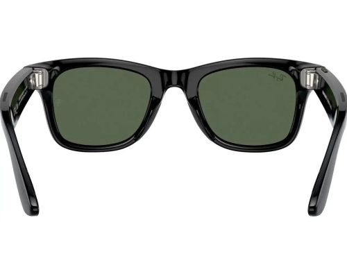 Смарт-очки Ray-Ban Meta Wayfarer Gen 2 Standard Shiny Black Frame / G-15 Green Lenses (RW4012 601/71 50-22) фото №3