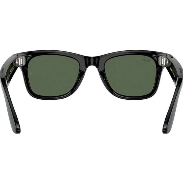Смарт-очки Ray-Ban Meta Wayfarer Gen 2 Standard Shiny Black Frame / G-15 Green Lenses (RW4012 601/71 50-22) фото №3