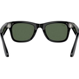 Смарт-очки Ray-Ban | Meta Wayfarer [Gen 2] Large Shiny Black Frame / G-15 Green Lenses (RW4012 601/71 53-22)