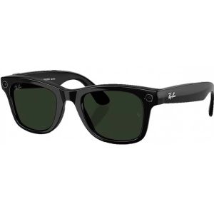 Смарт-очки Ray-Ban Meta Wayfarer Gen2 LargeShiny Black Frame/Clear to Graphite Green Transit.Lens. RW4012 601/1M 53-22