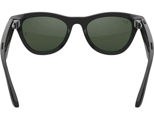 Смарт-очки Ray-Ban Meta Wayfarer Gen2 LargeShiny Black Frame/Clear to Graphite Green Transit.Lens. RW4012 601/1M 53-22 фото №3
