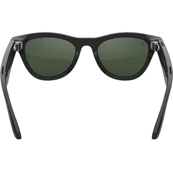Смарт-очки Ray-Ban Meta Wayfarer Gen2 LargeShiny Black Frame/Clear to Graphite Green Transit.Lens. RW4012 601/1M 53-22 фото №3