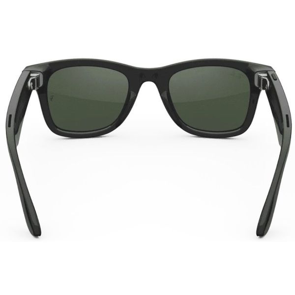 Смарт-очки Ray-Ban Meta Wayfarer Gen2 Stand.Shiny Black Frame/Clear to Graphite Green Transit.Lens. RW4012 601/1M 50-22 фото №2