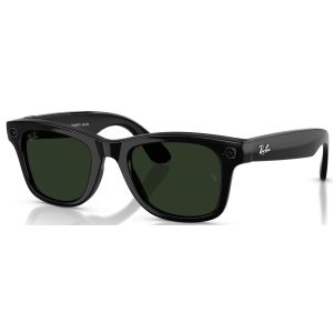 Смарт-очки Ray-Ban Meta Wayfarer Gen2 Stand.Shiny Black Frame/Clear to Graphite Green Transit.Lens. RW4012 601/1M 50-22