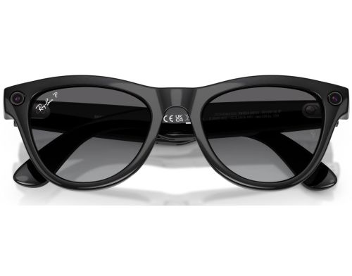 Смарт-очки Ray-Ban Meta Skyler Gen 2 Standard Shiny Black Frame / Gradient Graphite Lenses (RW4014 601/T3 52-20) фото №3