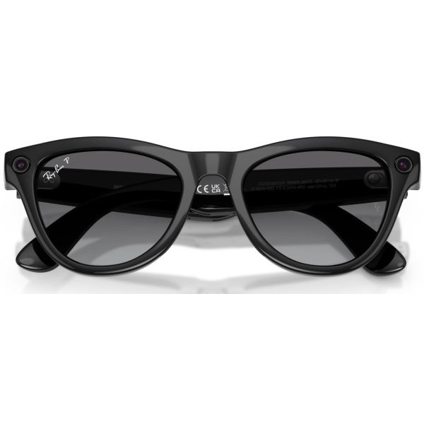 Смарт-очки Ray-Ban Meta Skyler Gen 2 Standard Shiny Black Frame / Gradient Graphite Lenses (RW4014 601/T3 52-20) фото №3
