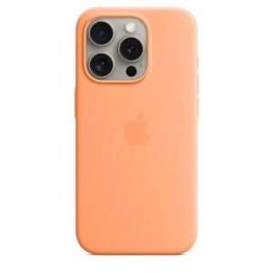 Чохол для смартфона Apple iPhone 15 Pro Silicone Case with MagSafe - Orange Sorbet (MT1H3)