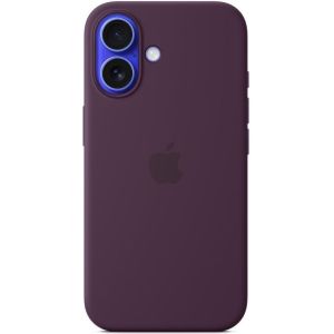 Apple iPhone 16 Silicone Case with MagSafe - Plum (MYY43)