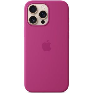 Apple iPhone 16 Pro Max Silicone Case with MagSafe - Fuchsia (MYYX3)
