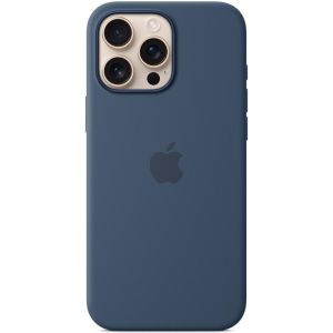 Apple iPhone 16 Pro Max Silicone Case with MagSafe - Denim (MYYU3)