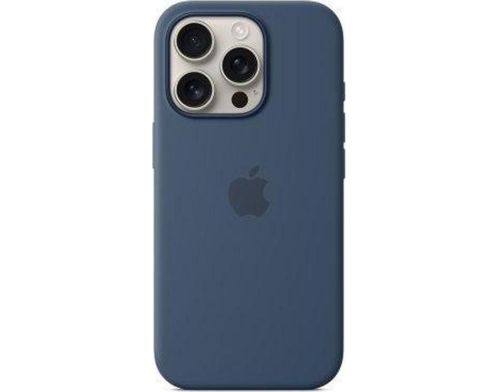 Apple iPhone 16 Pro Silicone Case with MagSafe - Denim (MYYK3) фото №2