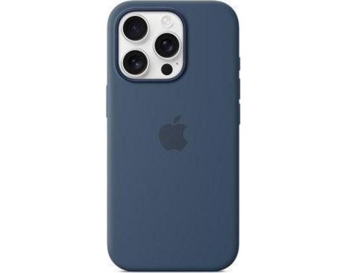Apple iPhone 16 Pro Silicone Case with MagSafe - Denim (MYYK3) фото №3