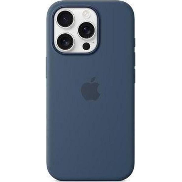 Apple iPhone 16 Pro Silicone Case with MagSafe - Denim (MYYK3) фото №3
